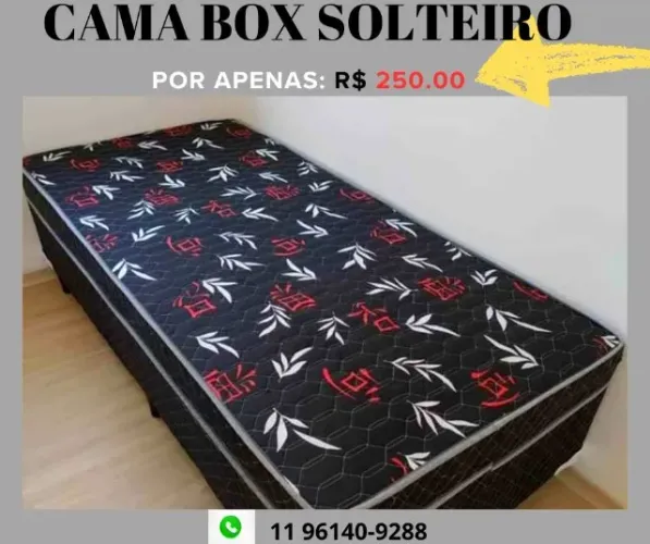 cama box solteiro