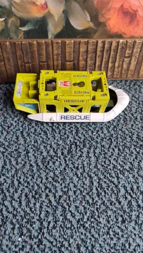 Barco de Resgate Mattel 1998 - Brinquedo Vintage | 14 cm<br>