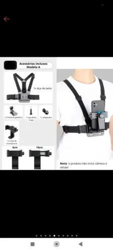 Suporte para celular corporal