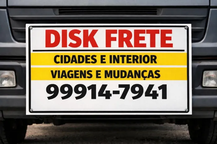 Disk frete, viagem e mudanças 