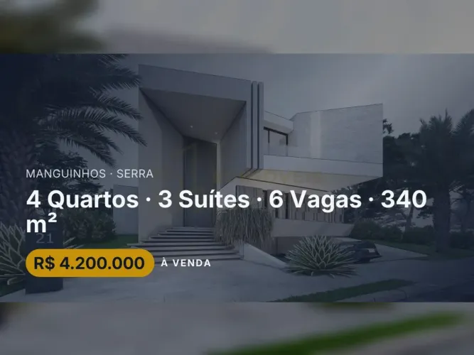 Seu Novo Lar em Manguinhos: Casa Triplex com Elevador e Piscina