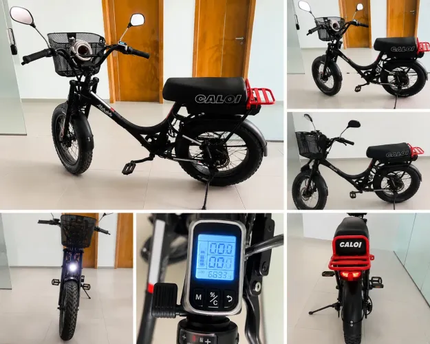 CALOI E-MOBYLETTE ELÉTRICA - NOVÍSSIMA! | BIKE ELÉTRICA | MOTO ELÉTRICA