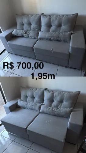Sofá Rebatível e Reclinável