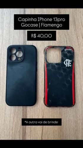 Capinha IPhone 13pro Gocase/Flamengo