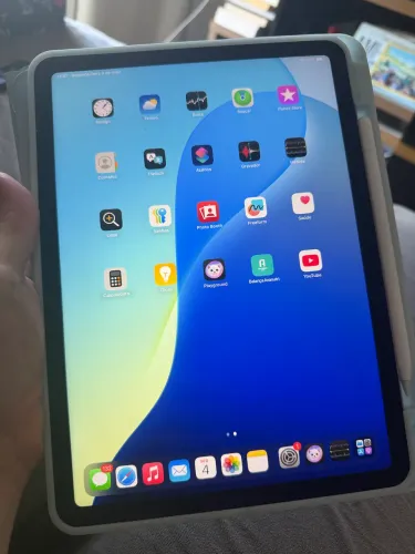 Ipad Air M3 estado de novo + Apple Pencil! Bateria 100%