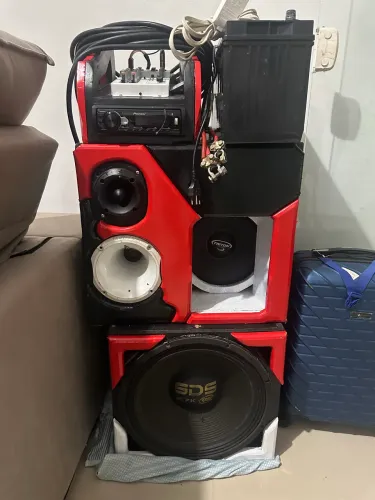 TROCO SOM AUTOMOTIVO POR ARO 17/18 OU IPHONE 15 PROMAX
