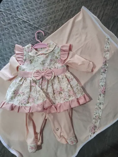 Saída maternidade menina RN (com manta)