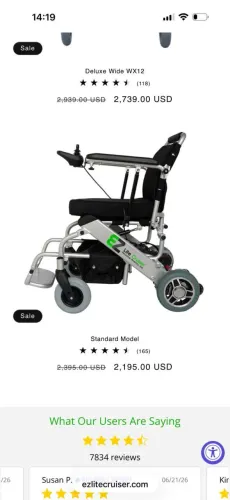 Cadeira de Rodas elétrica Lite Crusier importada!