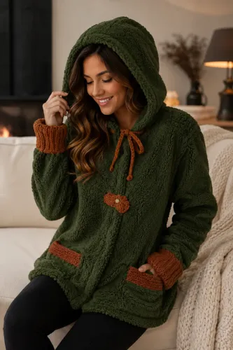 Casaco De Lã Teddy Feminino Tam Único