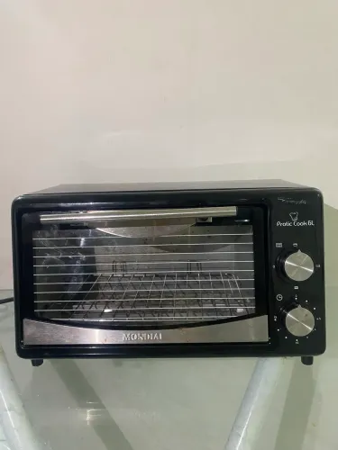 Forno Elétrico Mondial Pratic Cook 6L Preto - Pouco Uso