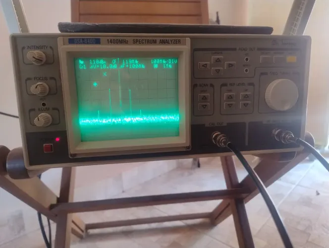 Analisador de espectro minipa dsa 8400