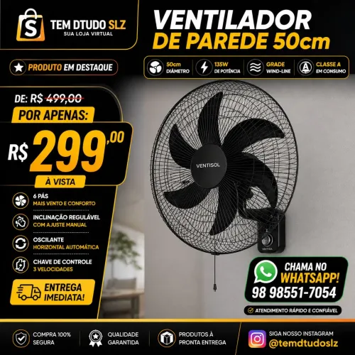 Ventilador de parede