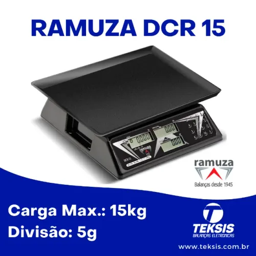 Balança Comercial Ramuza DCR15 kg