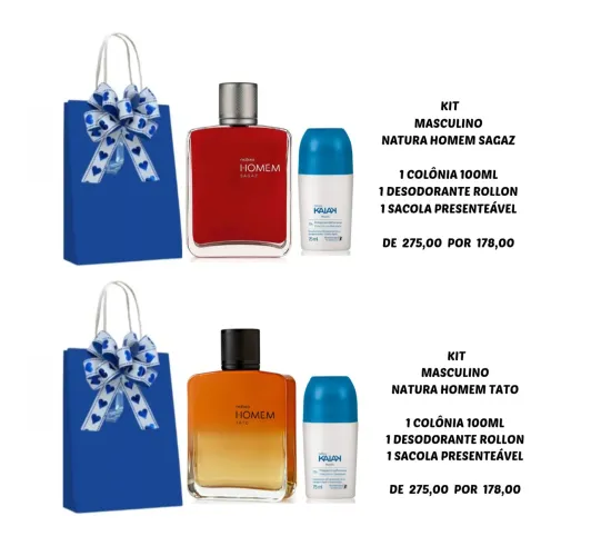 Kits Masculinos Natura 