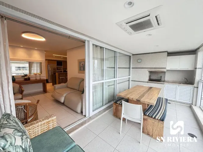 Apartamento com 3 dormitórios para alugar, 132 m² por R$ 16.500/mês - Riviera - Bertioga/S