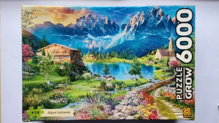 Puzzle 6000 Peças Alpes Italianos Grow