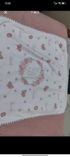 Manta bebê personalizada