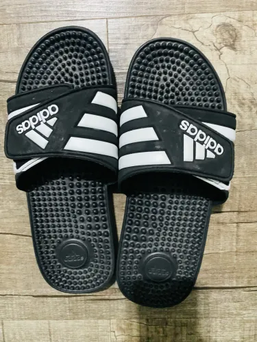 Chinelo Adidas Adissage - Preto+Branco