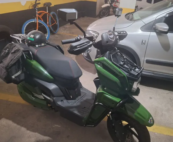 Scooter elétrica okm!