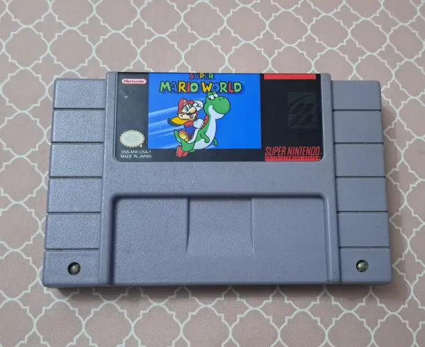 Cartucho Super Mario World - original Super Nintendo