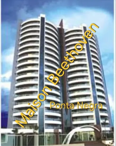 Apartamento no Beethoven. Andar Alto. 178m2, 3 suites, 3 vagas. Varanda frontal com vista