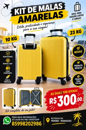 Kit de Malas para Viagem