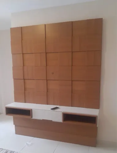Painel com Rack Suspenso MDF