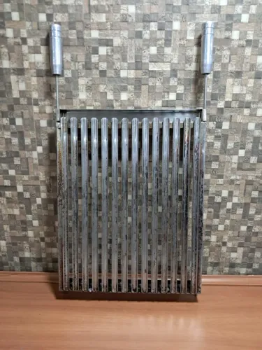 Grelha Argentina 50 X 40 Cm Churrasco Parrila Inox Reforçada