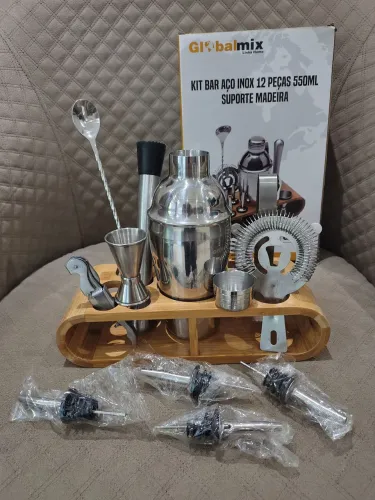 Coqueteleira em aço inox