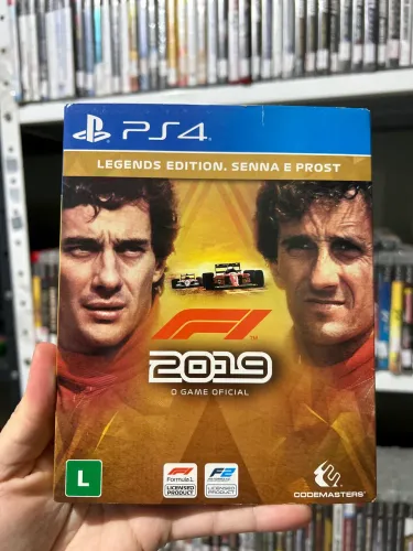 F1 2019 PS4 com luva (código não resgatável)