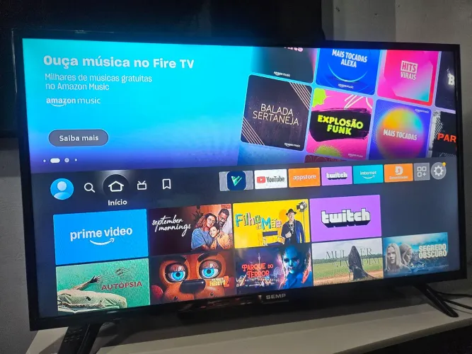 Tv led 40 polegadas com Fire Stick incluso