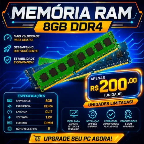 Memoria RAM DDR4 8Gb