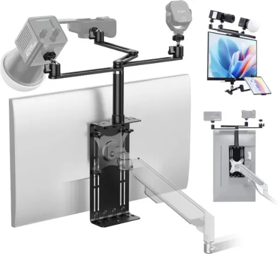 ULANZI VS01 Suporte de montagem de câmera aérea para monitor VESA, equipamento universal
