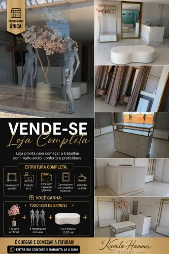 Loja Completa Boutique Feminina | Móveis Planejados | Estrutura Premium Pronta para Uso