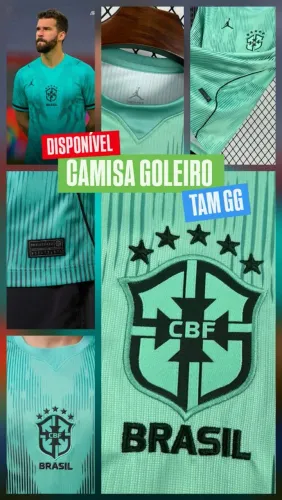 Camisa Goleiro Brasil