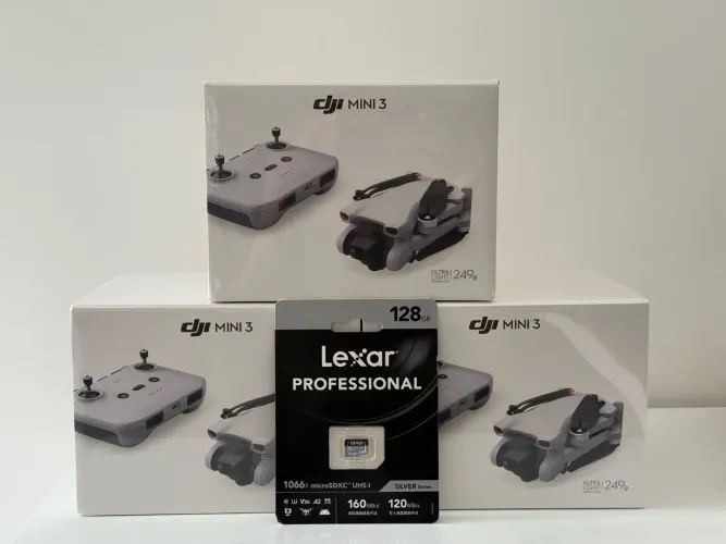 Drone DJI Mini 3 + Cartão 128GB