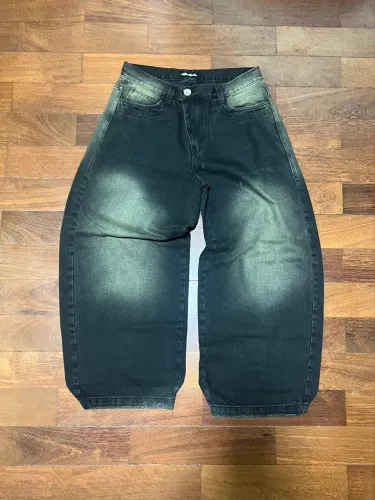 DELAFOE - Ash & Rust II Baggy x Wide Leg Pants - M