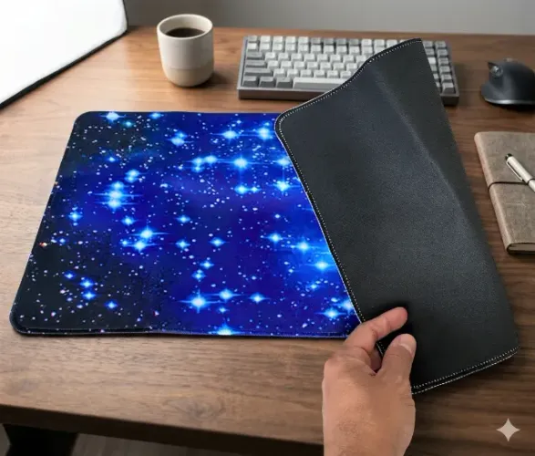 Mouse Pad Estampado - Galáxia Estrelada