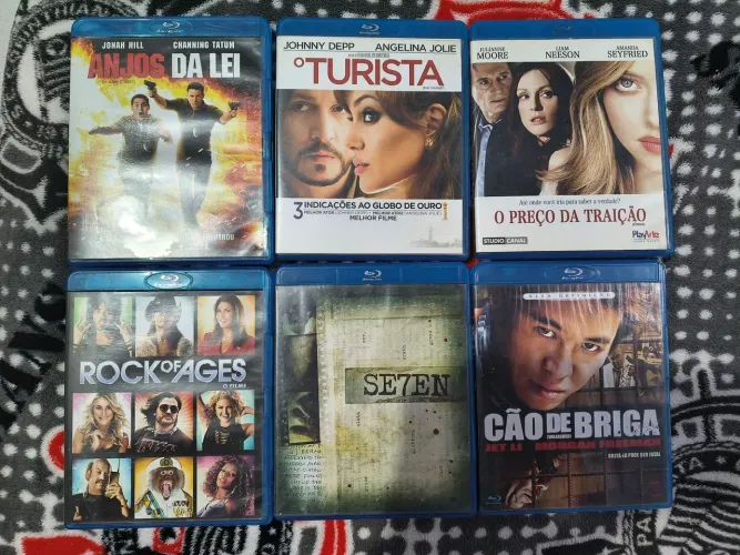 Blu-rays Lote com 6 filmes