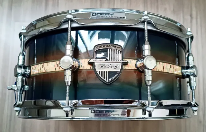 Caixa Odery Custom Shop 14x6 Blue Degrade Inlay - Nova
