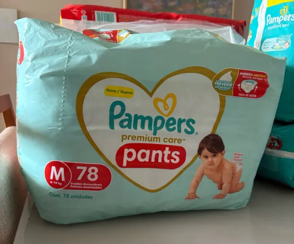 Fralda Pampers Premium Care Pants M