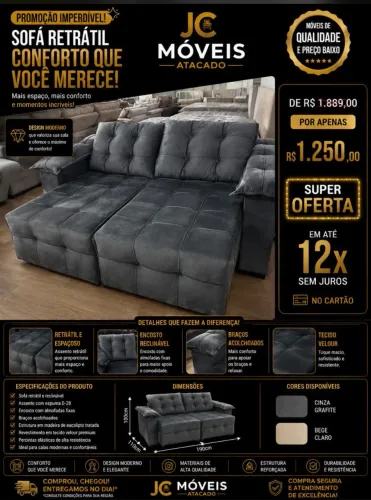 Super Promoção de Sofá !