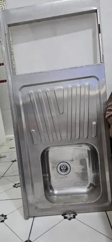 Pia com fogão de indução