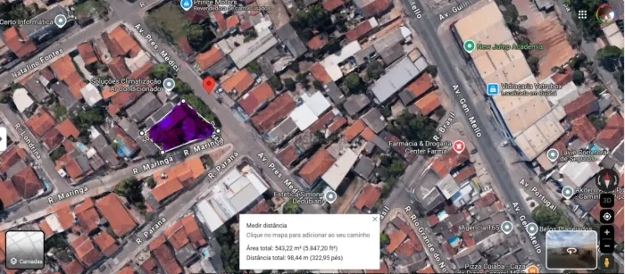terreno no bairro Campo Velho de esquina, na cidade de Cuiabá MT
