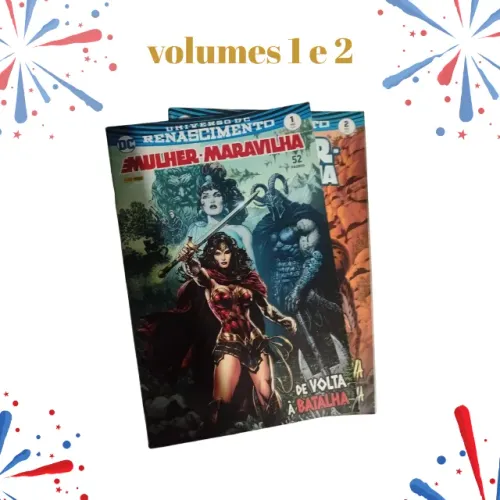 hq mulher maravilha renascimento 1 e 2 DC comics Panini Wonder woman número 1 e 2