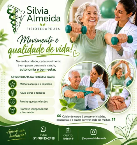 Fisioterapia para idosos.