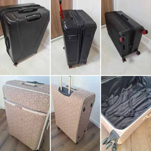 Kit 2 malas grandes 32kg Fila e Guess