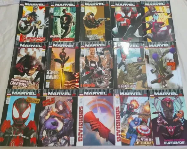 Gibi Coleção Marvel Homem Aranha_Supremos_XMen do 28 ao 42 (15 Gibis)