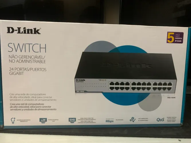 Switch D-Link 24 Portas