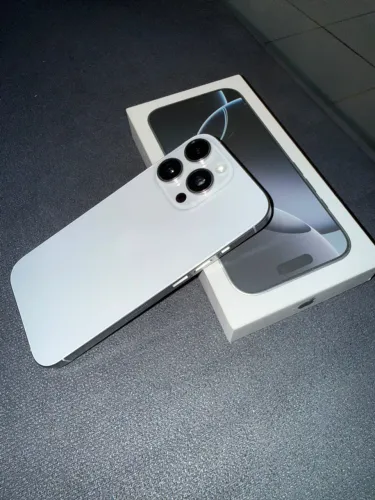 iPhone 16 pro white 128gb ainda na garantia 